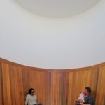 Maria, Jay, and Desiree in the Skyspace room